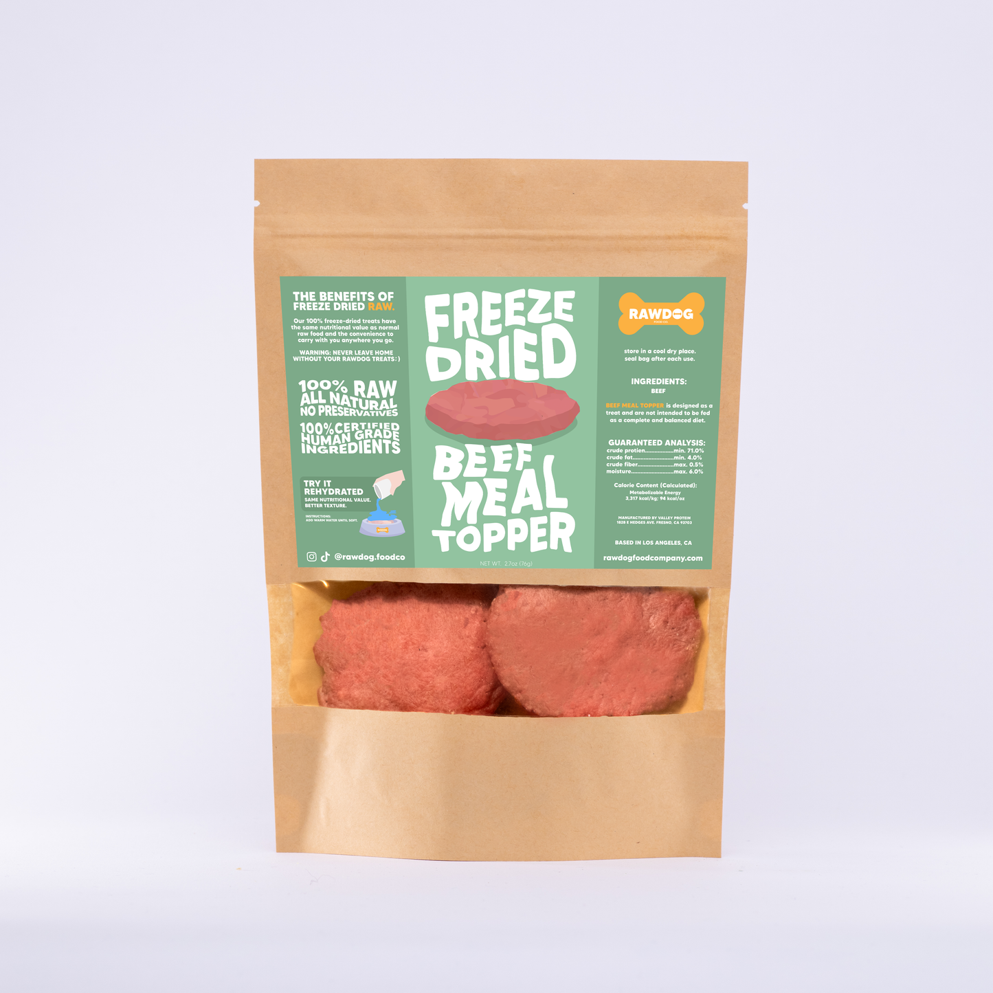 Freeze Dried Beef Meal Toppers