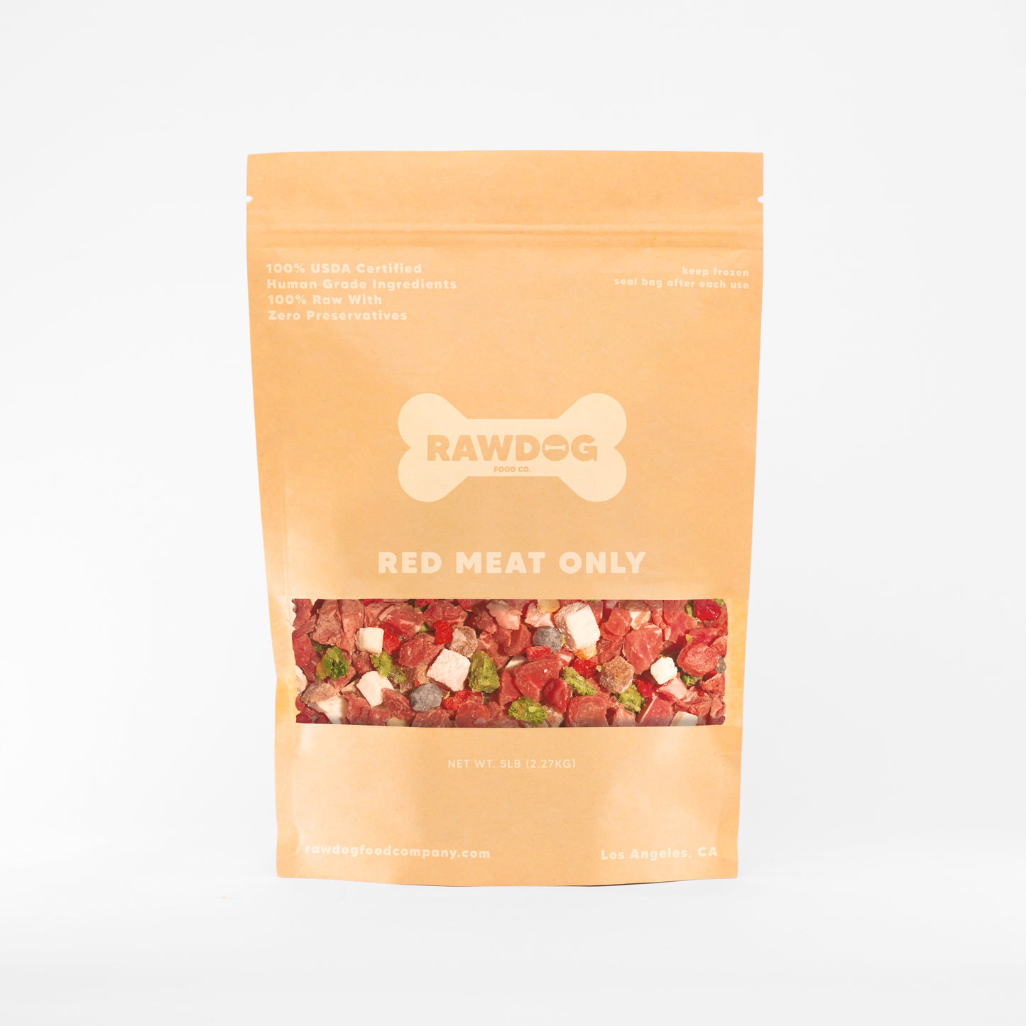 Red Meat Only Dog Food (5lb Frozen)